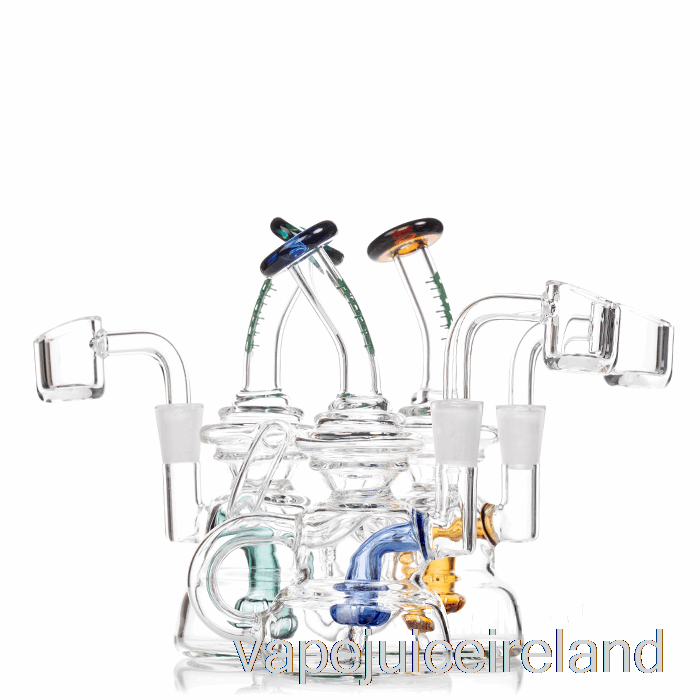 Vape Juice Ooze Flood Mini Dab Rig Dark Blue